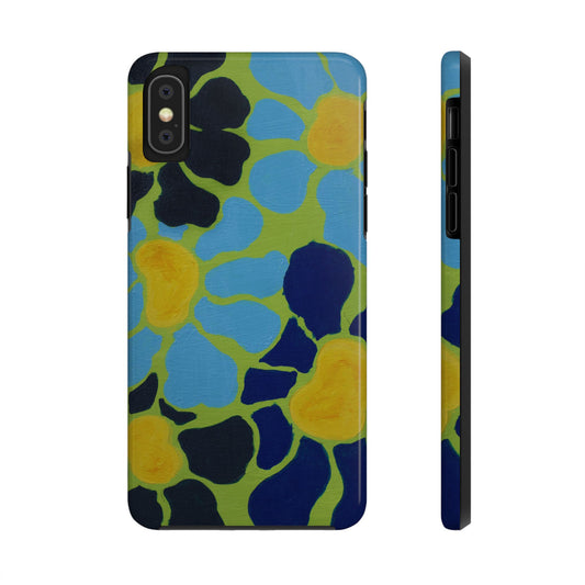 Blue Flowers By Kalei S. Tough Phone Cases