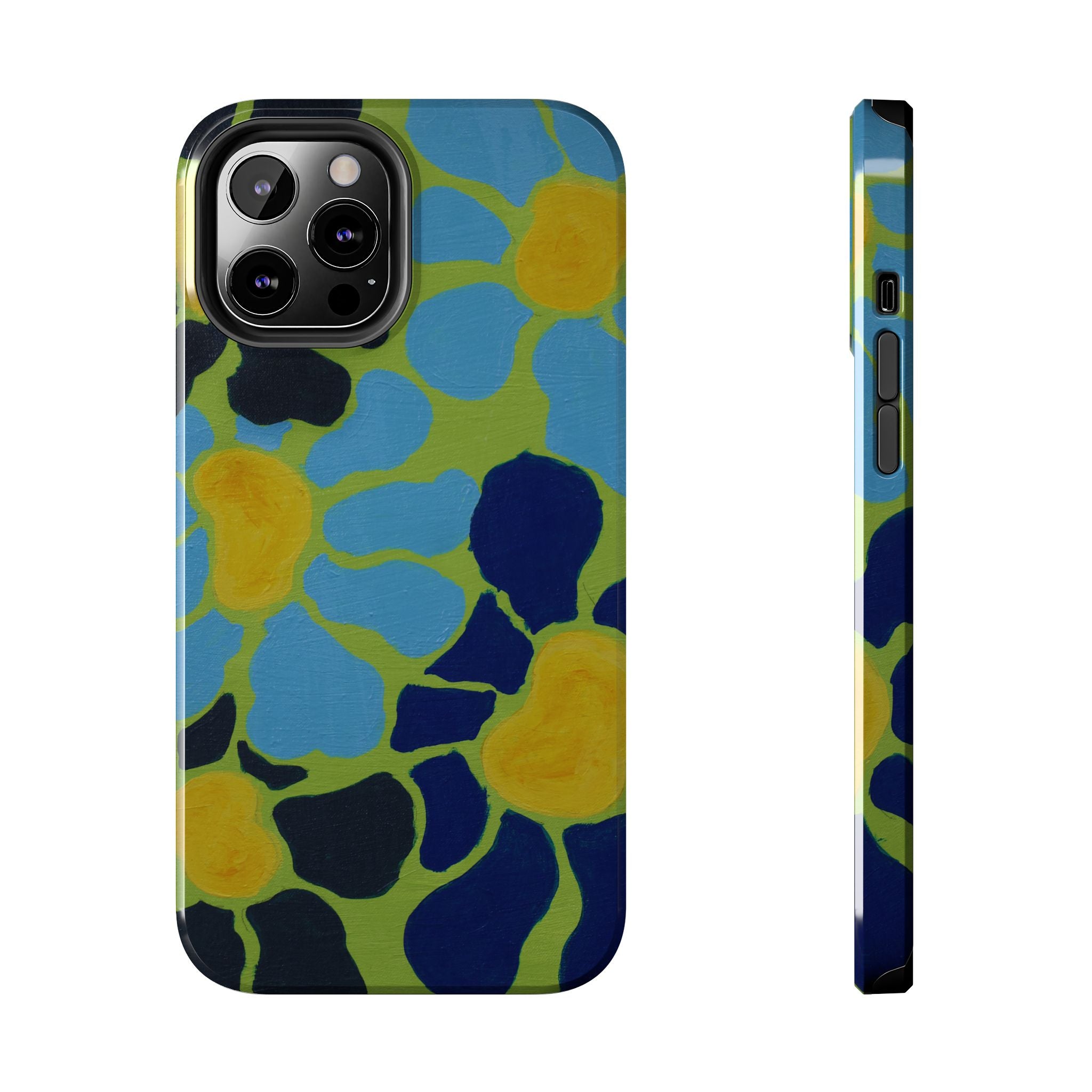 Blue Flowers By Kalei S. Tough Phone Cases