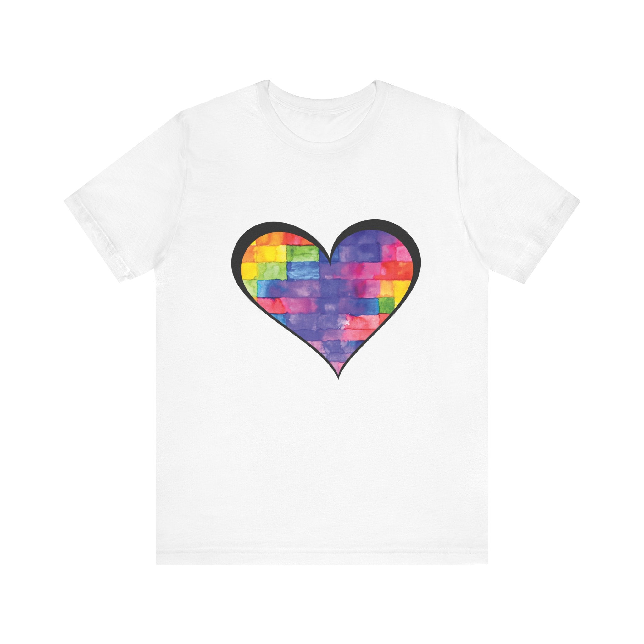 OV Love Heart Unisex Jersey Short Sleeve Tee