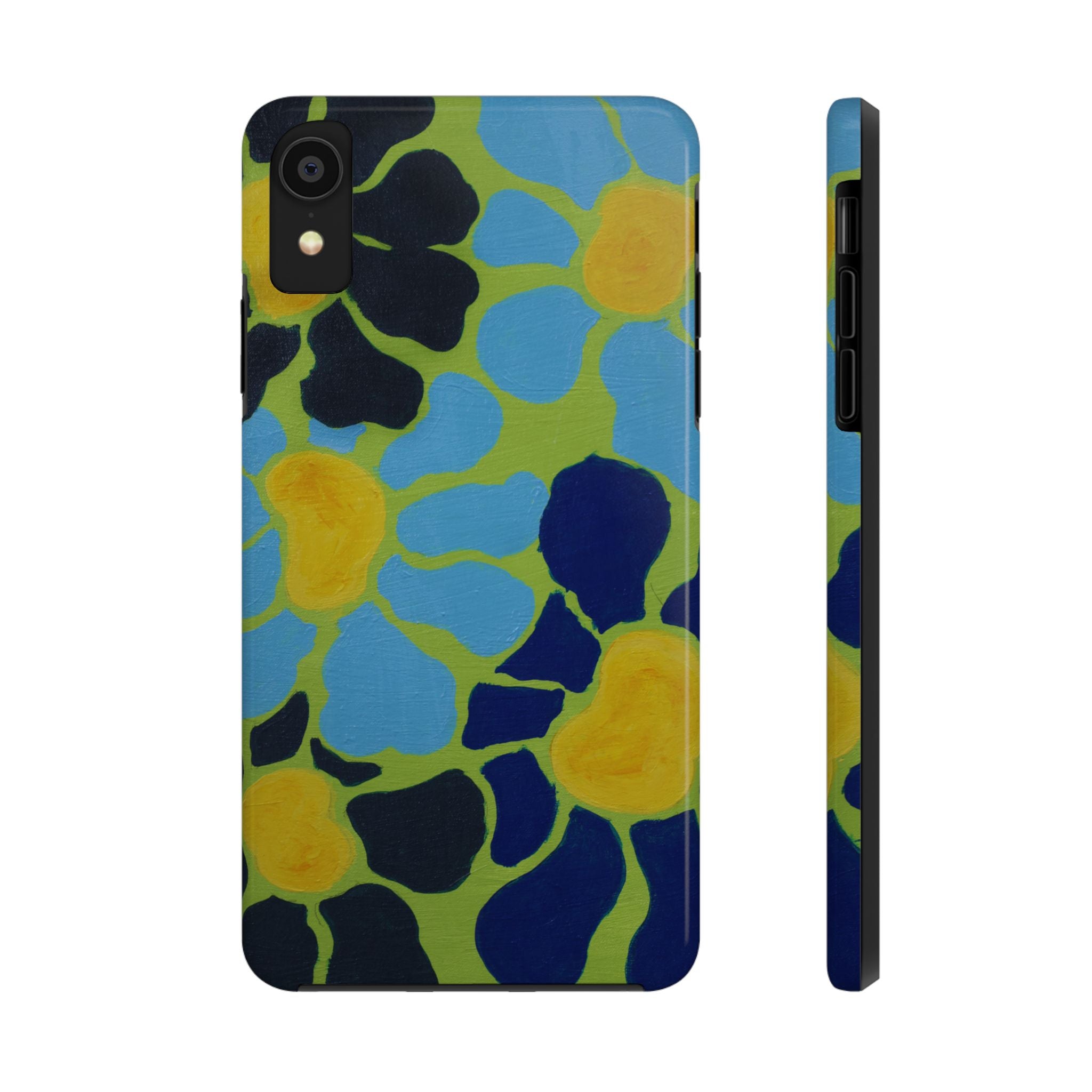 Blue Flowers By Kalei S. Tough Phone Cases