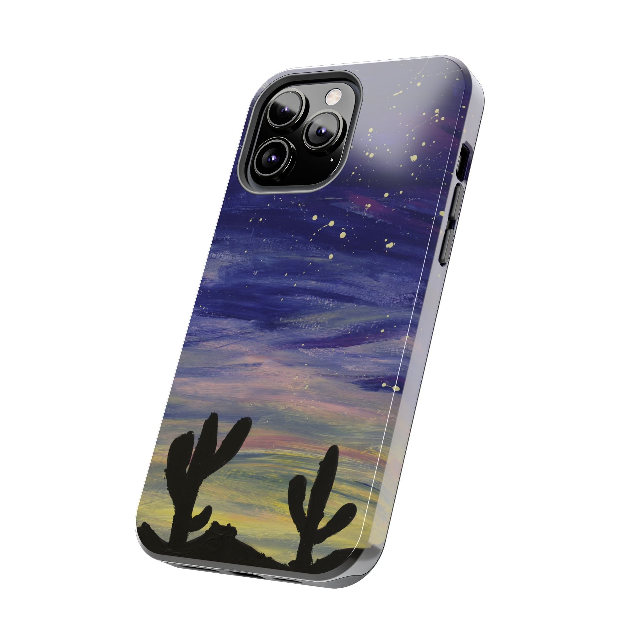 Colorful Oasis Desert by Bonnie M. Tough Phone Cases