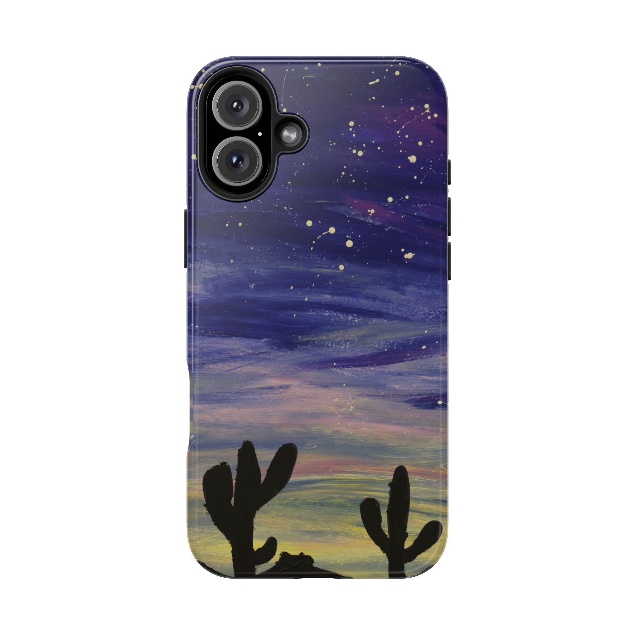 Colorful Oasis Desert by Bonnie M. Tough Phone Cases