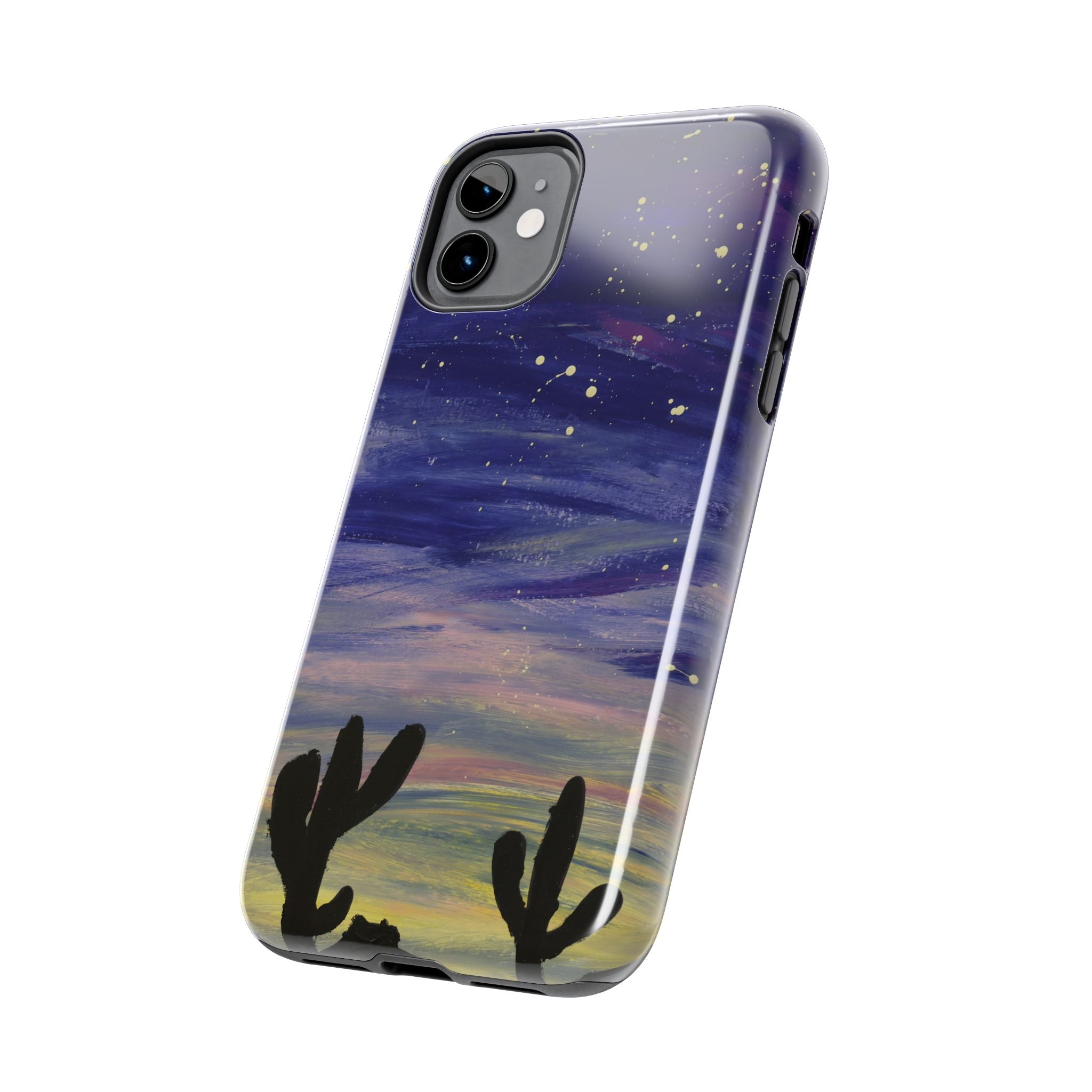 Colorful Oasis Desert by Bonnie M. Tough Phone Cases