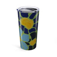 Load image into Gallery viewer, Blue Flowers By Kalei S. Tumbler 20oz