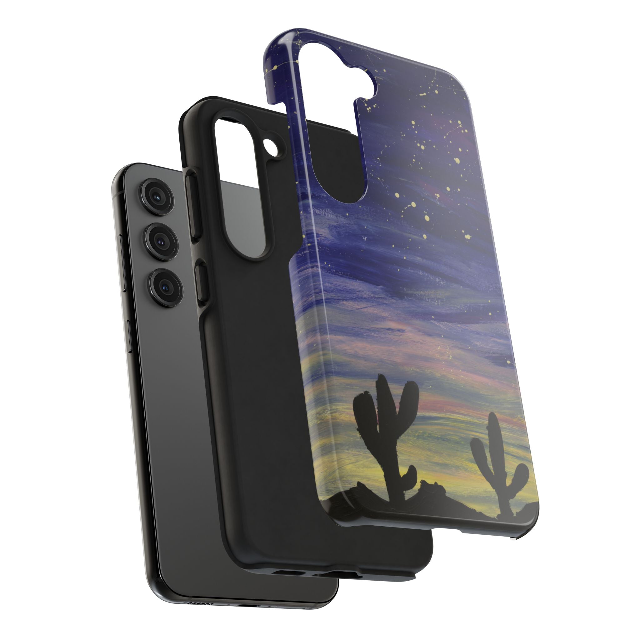 Colorful Oasis Desert by Bonnie M. Tough Phone Cases