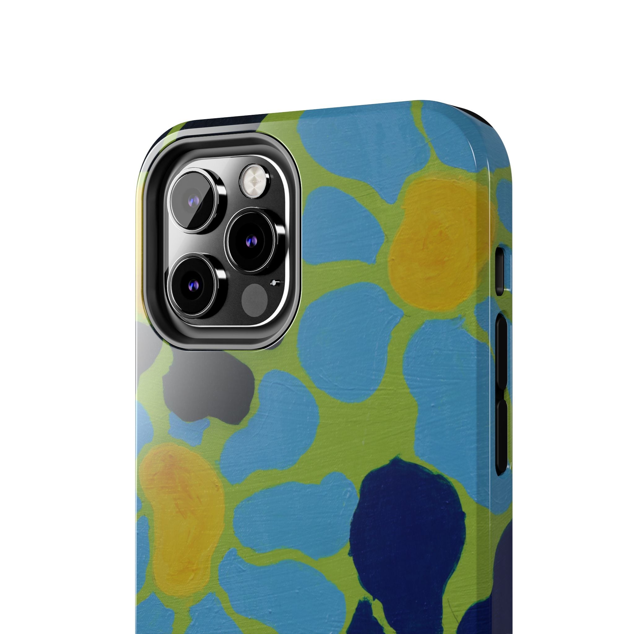 Blue Flowers By Kalei S. Tough Phone Cases
