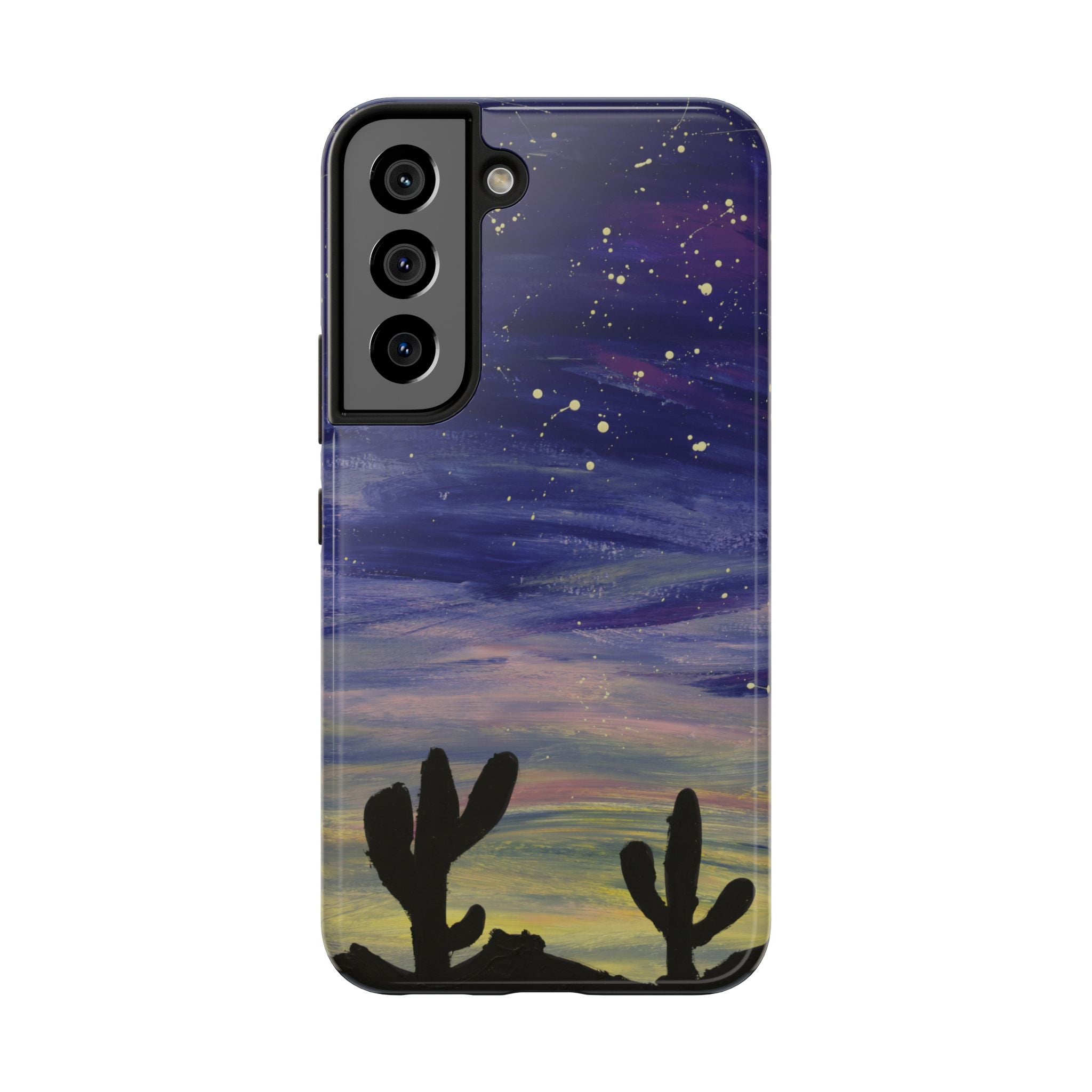 Colorful Oasis Desert by Bonnie M. Tough Phone Cases
