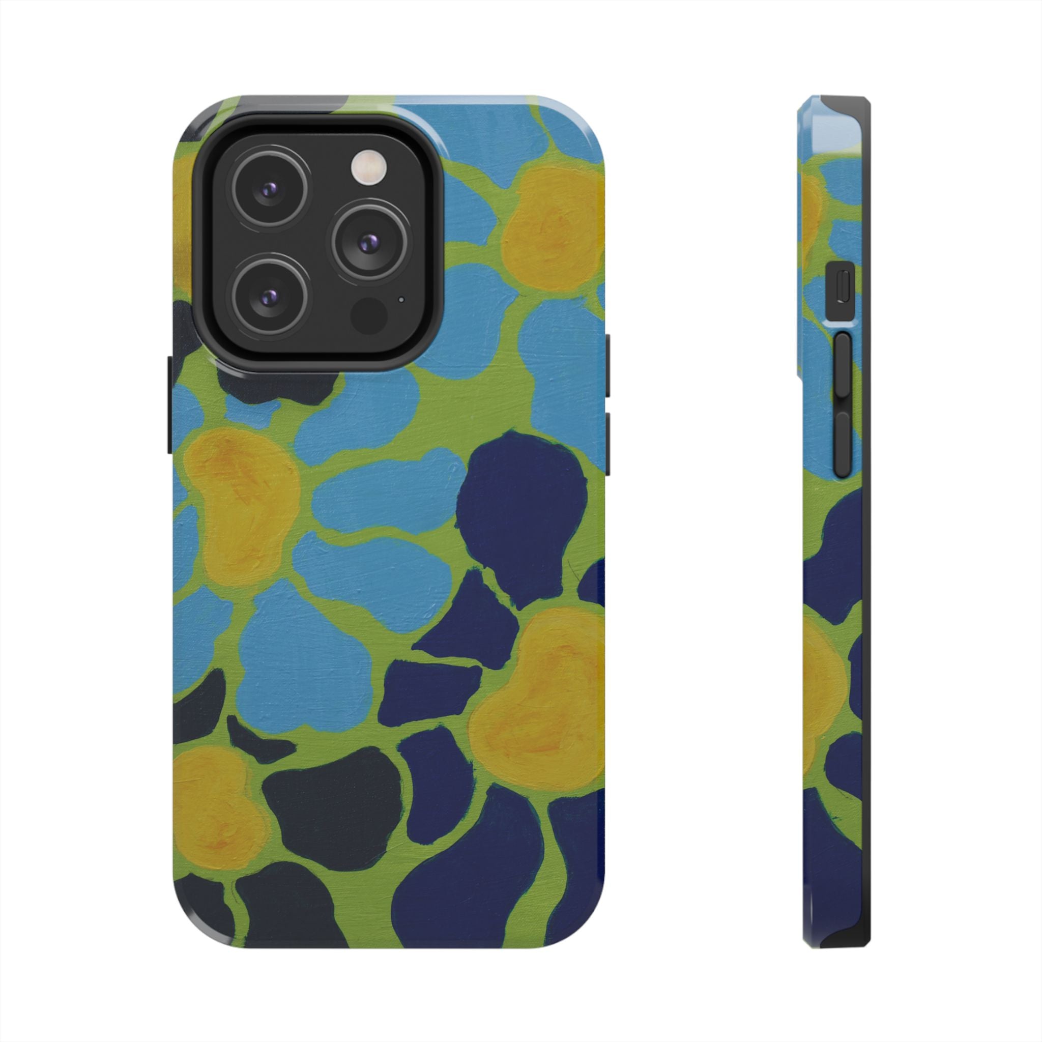 Blue Flowers By Kalei S. Tough Phone Cases