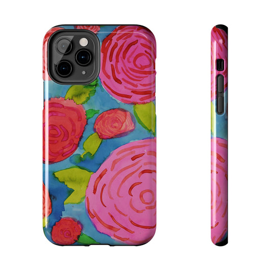 Spring Garden Roses By Chantale H. Tough Phone Cases