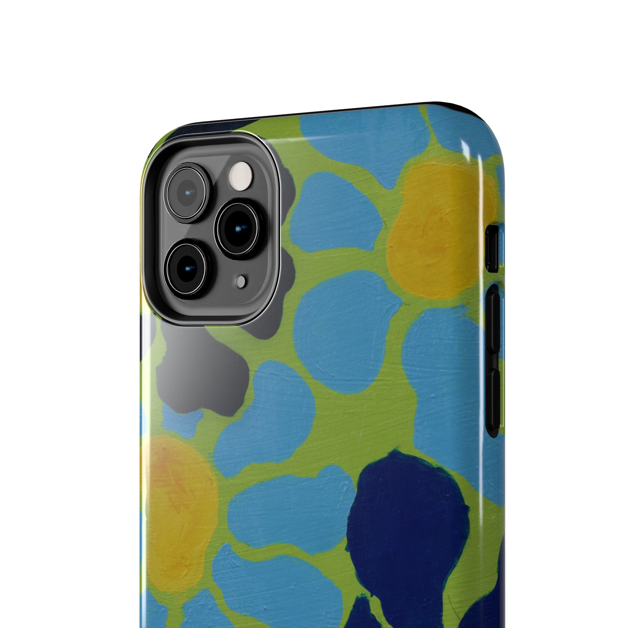 Blue Flowers By Kalei S. Tough Phone Cases