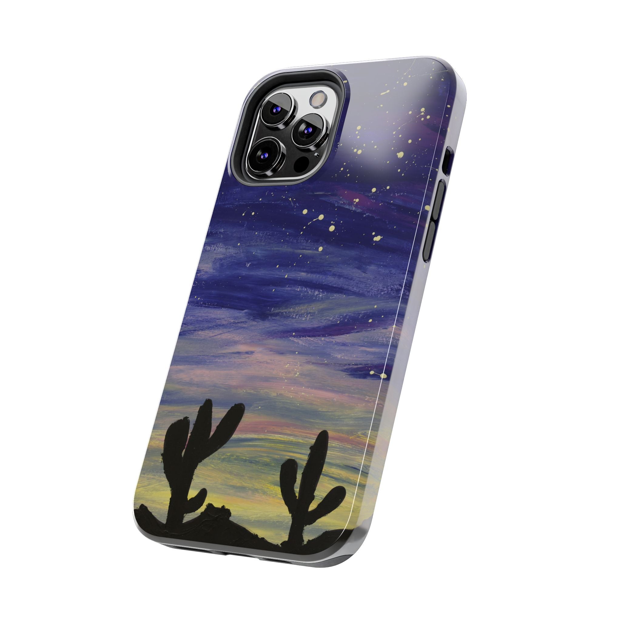 Colorful Oasis Desert by Bonnie M. Tough Phone Cases