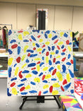 Load image into Gallery viewer, Colorful Spots And Smudges 20x20 Painting by Donna C.