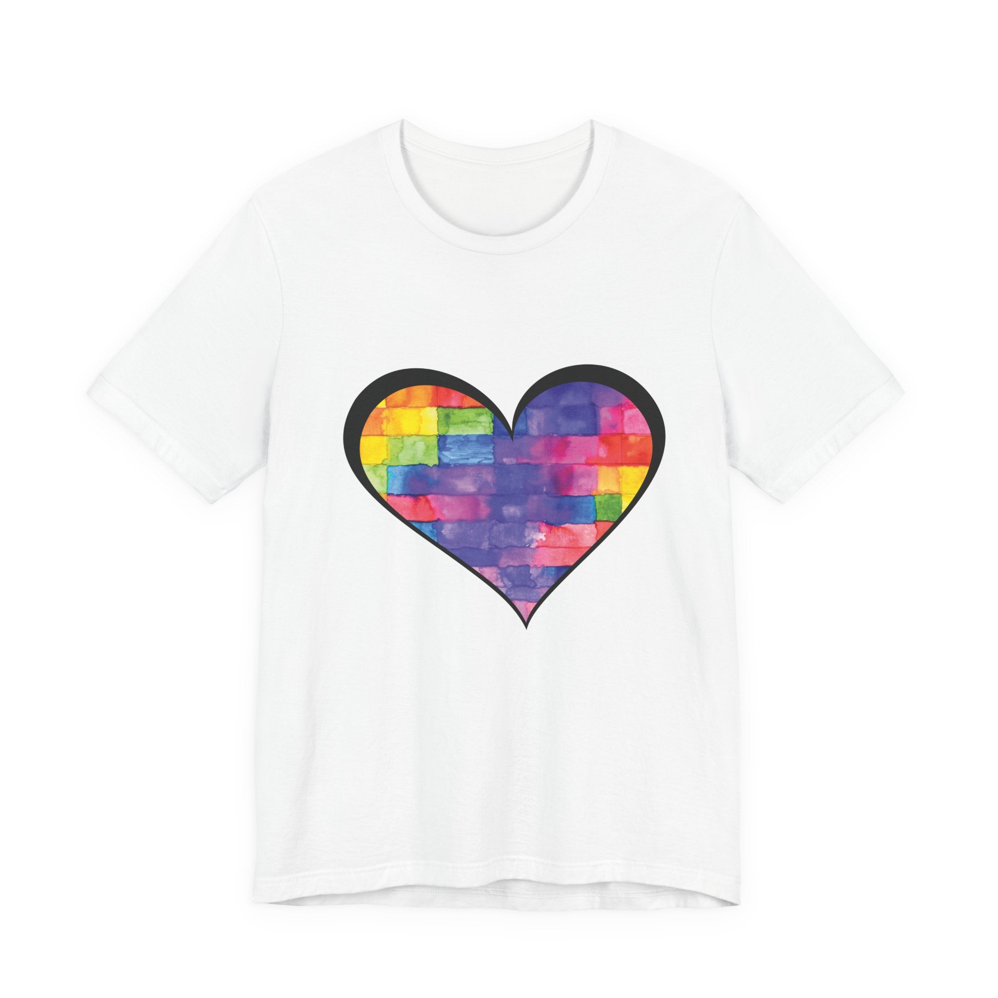 OV Love Heart Unisex Jersey Short Sleeve Tee