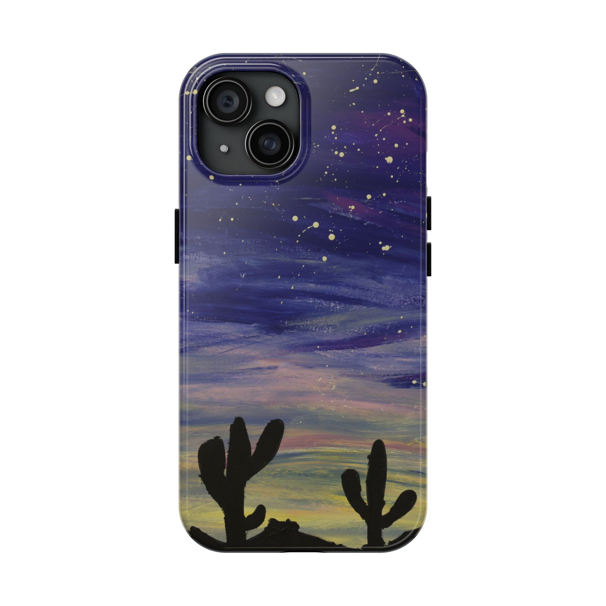 Colorful Oasis Desert by Bonnie M. Tough Phone Cases