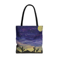 Load image into Gallery viewer, Colorful Oasis Desert By Bonnie M. Printed Tote Bag