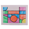 Load image into Gallery viewer, Geometric Landscape 9 x 12 Mixed Media by Lauren W.