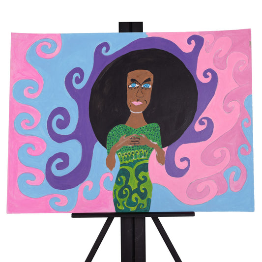 Black Eyed Peas 18 x 24 Mixed Media by Crezette M.