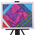 Load image into Gallery viewer, Lost In Triangles 14 x 17 Drawing by Jasmine M.