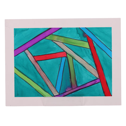 A-Maze-Ing! 7 x 10 Drawing by Jasmine M.