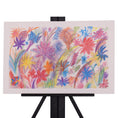 Load image into Gallery viewer, Feathered Flowers 18 x 12 Drawing by Dana W.