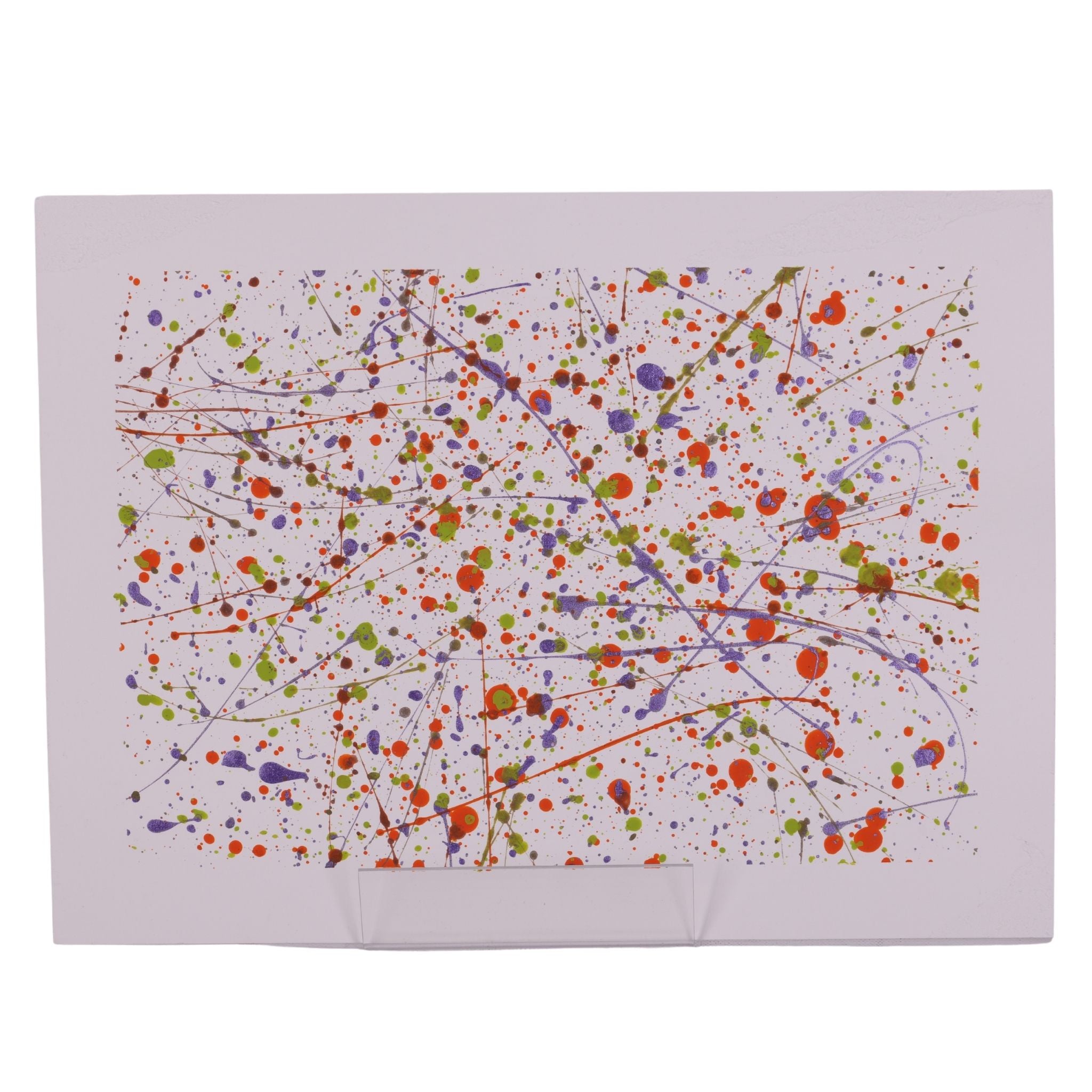 Particles 12 x 9 Painting by Mira M.
