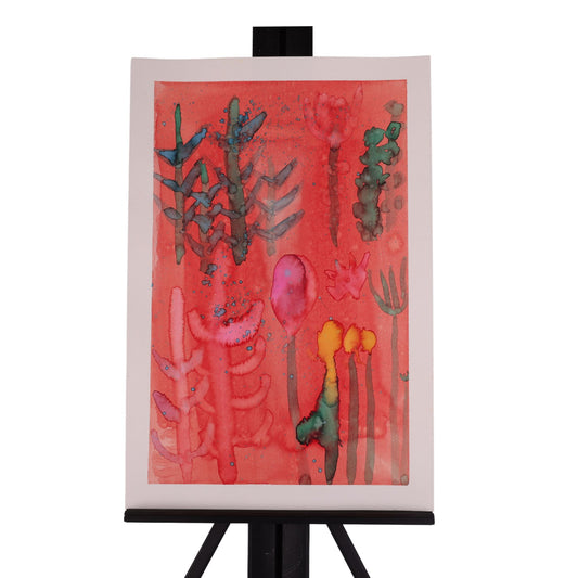 Forest Flowers 18 x 12 Painting by Chantale H.