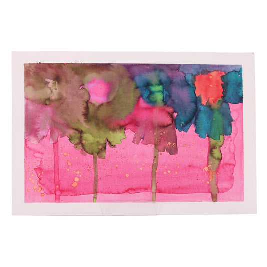 Flowers at Nightfall 18 x 12 Painting by Chantale H.