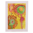 Load image into Gallery viewer, Yellow, Green, and Red Flowers 12 x 9 Painting by Chantale H.