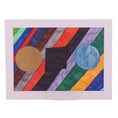 Load image into Gallery viewer, Shapes and Stripes 12 x 9 Painting by Chantale H.