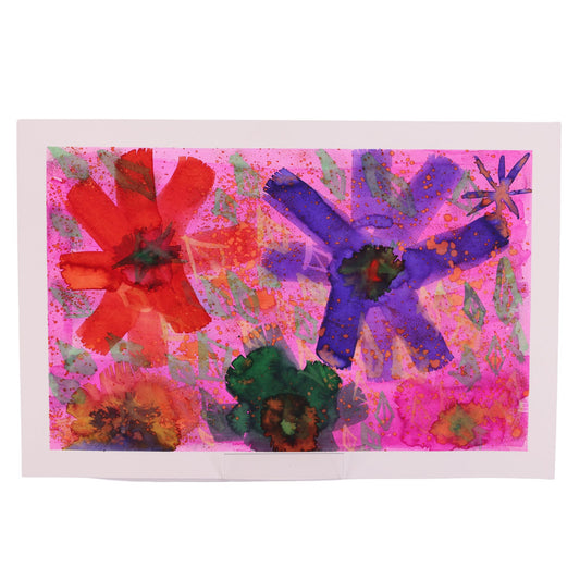 Flower Power 10 x 16 Painting by Chantale H.