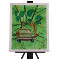 Load image into Gallery viewer, Flowers On The Patio 20 x 16 Mixed Media by Kaitlyn M.