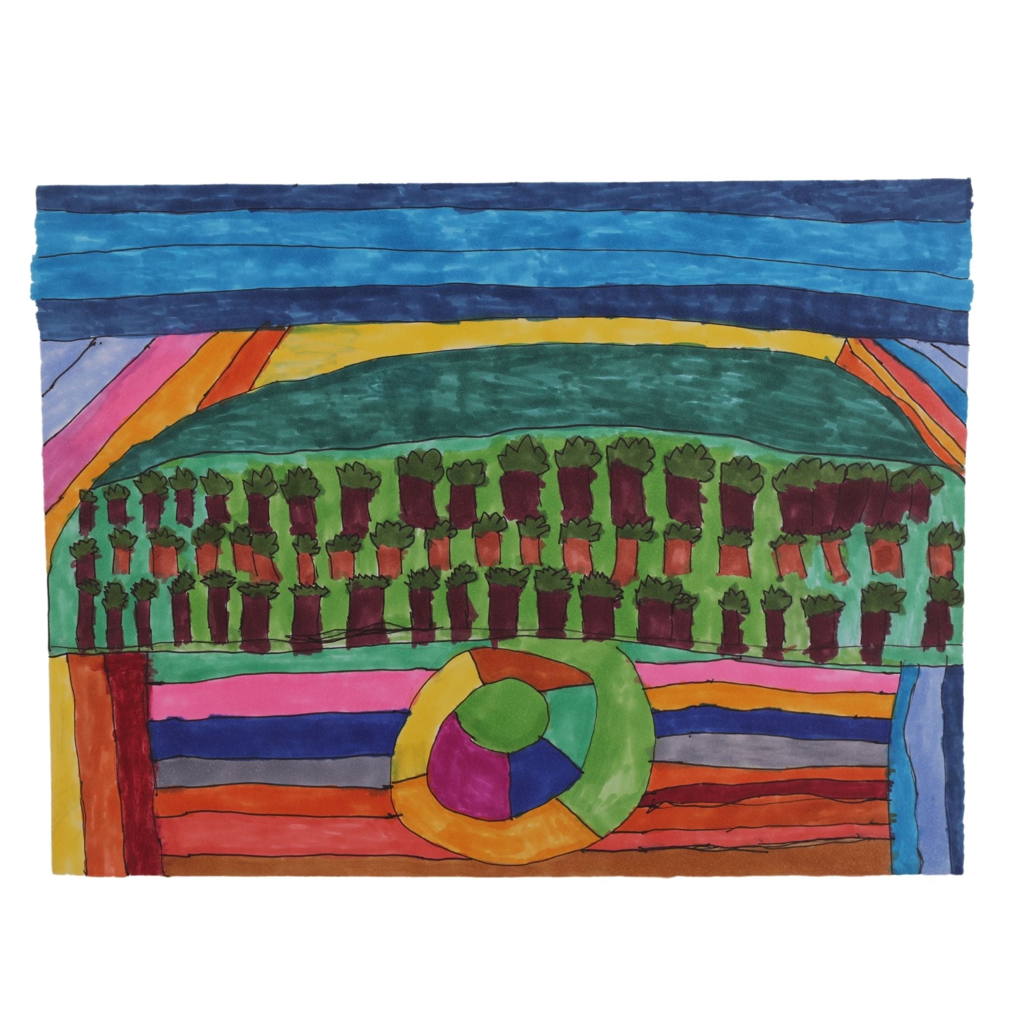 Carrots Anyone? 14 x 11 Painting by Kaitlyn M.