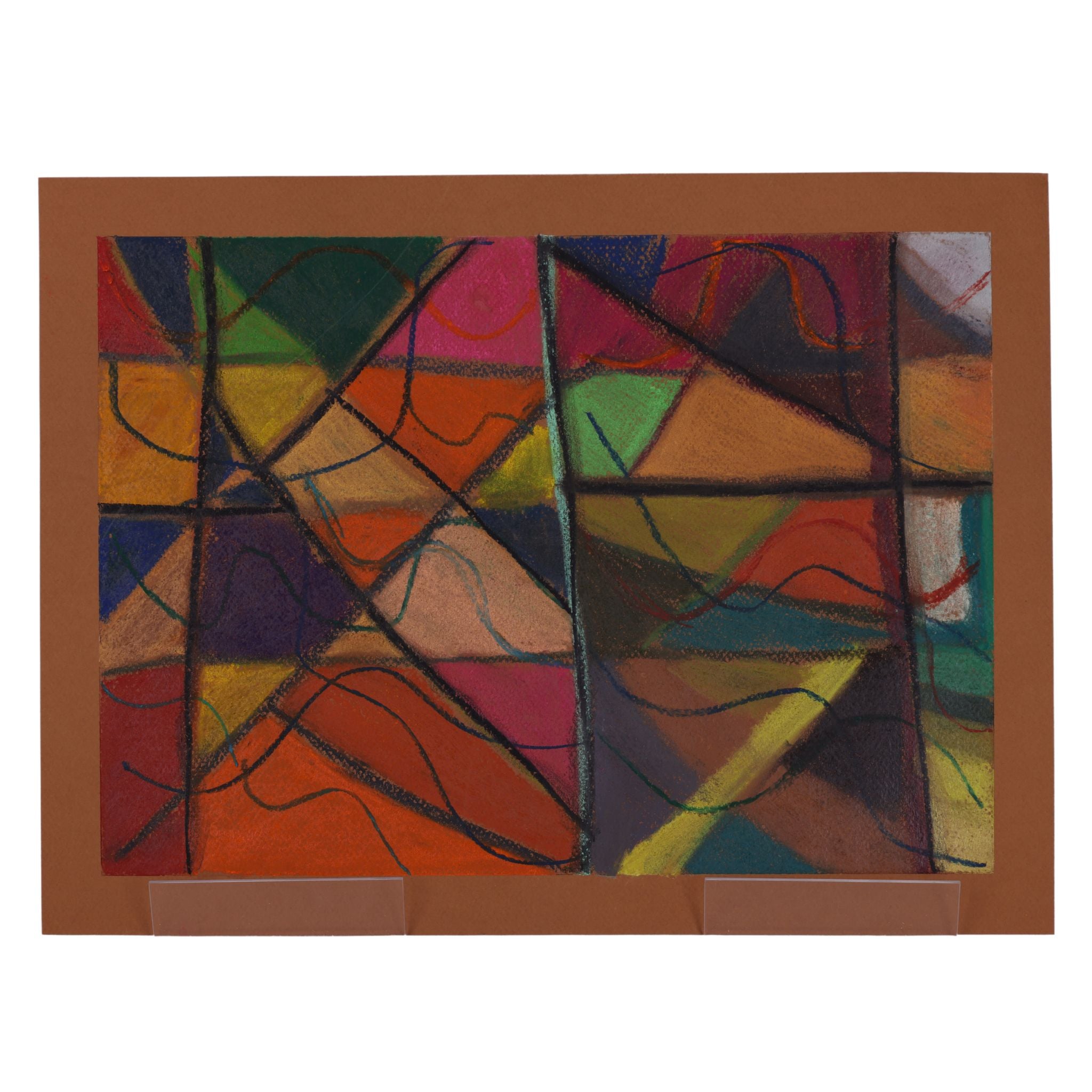 Glass Window 16 x 12 Drawing by Jamie N.