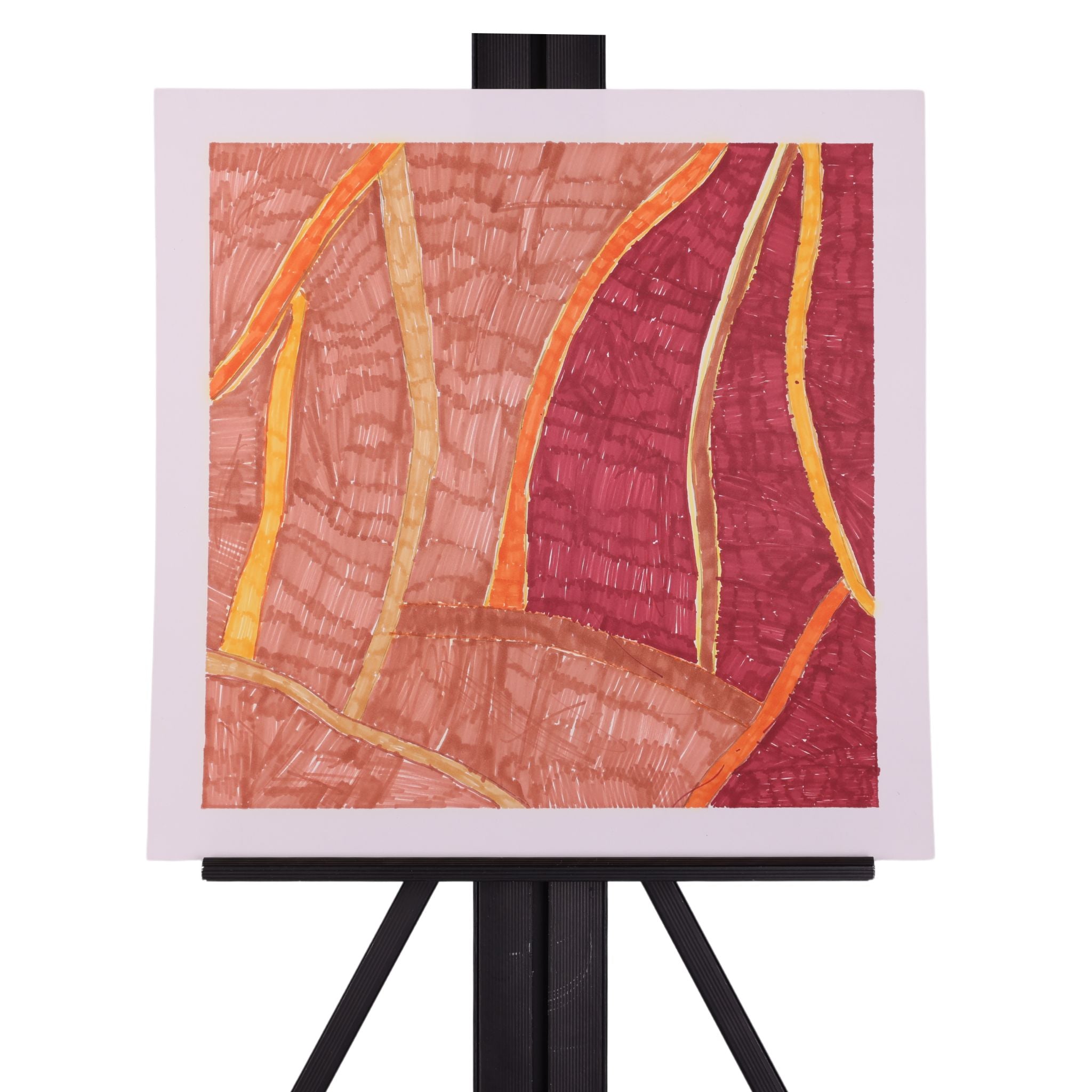 Choose Your Adventure 14 x 14 Mixed Media by Jamie N.