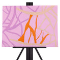 Load image into Gallery viewer, Pink Vines 20 x 15 Mixed Media by Jamie N.