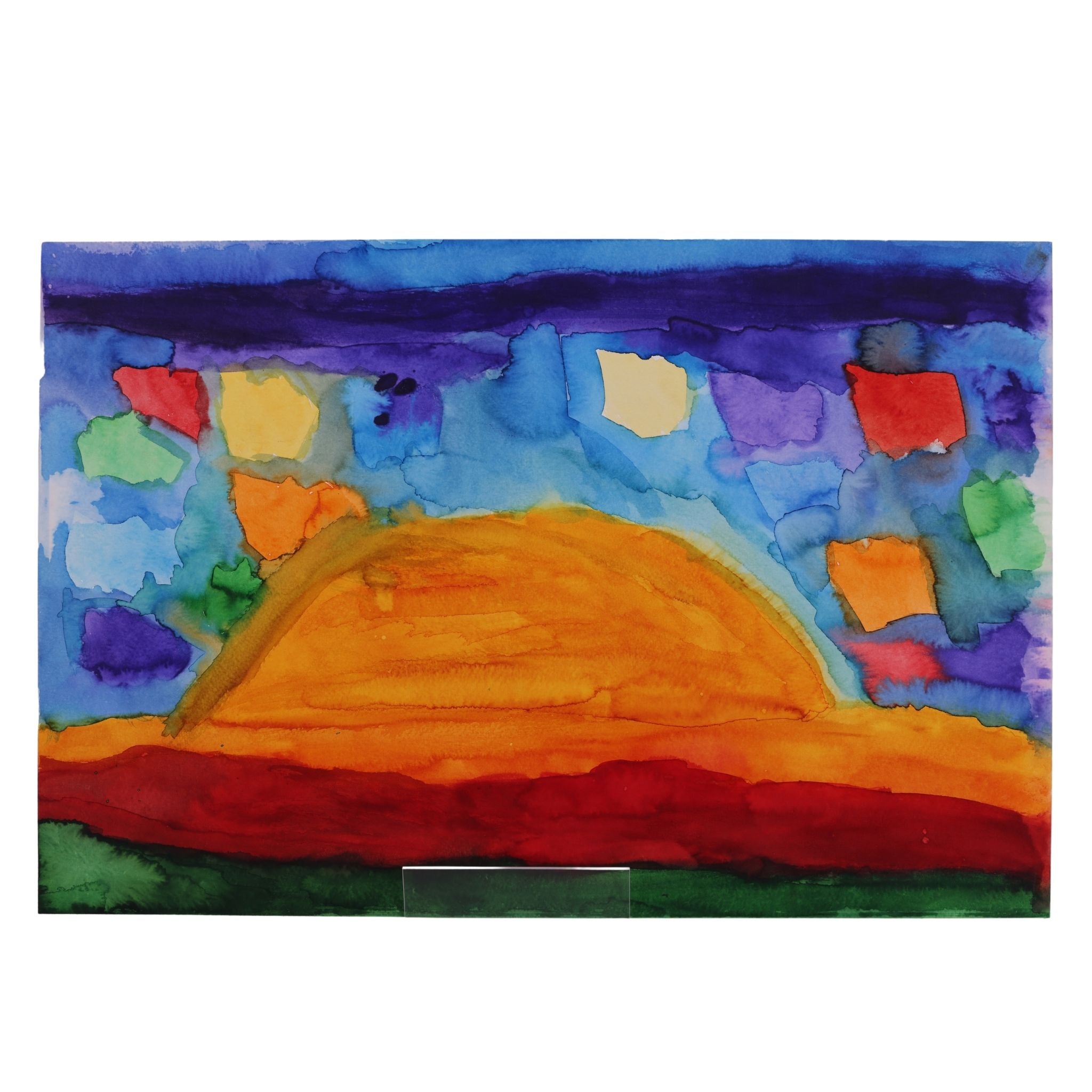 Blurry Sunsets 18 x 12 Painting by Kristin A.