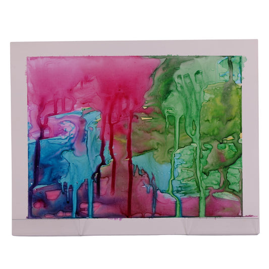 Drips and Drops 14 x 11 Painting by Kim D.