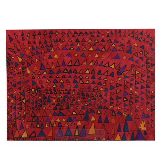 Triad 12 x 9 Mixed Media by Kim D.