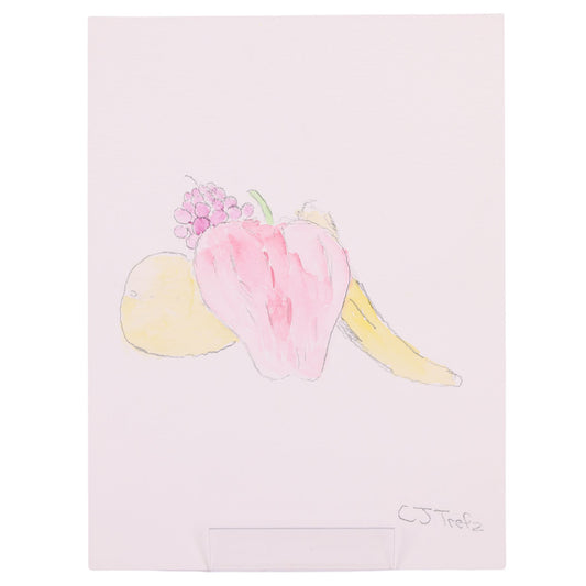 Fruit Medley 12 x 9 Mixed Media by CJ T.