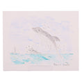 Load image into Gallery viewer, Jumping Dolphin 14 x 11 Mixed Media by CJ T.