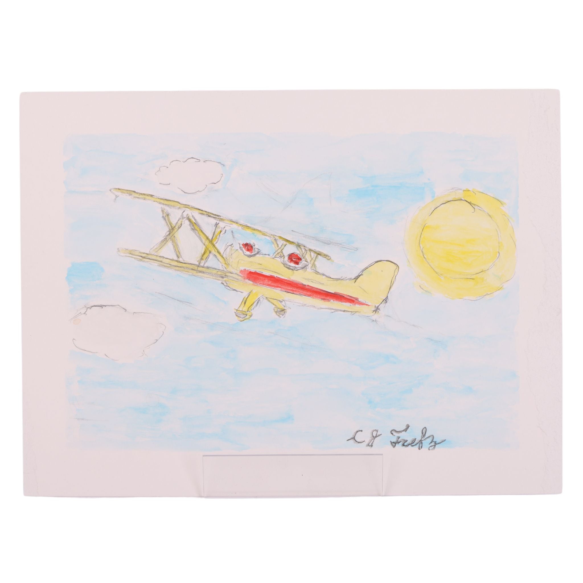 Freedom Flight 12 x 9 Mixed Media by CJ T.