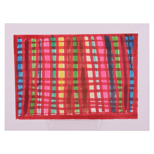 Fragments of Symmetry 12 x 9 Drawing by Chris S.