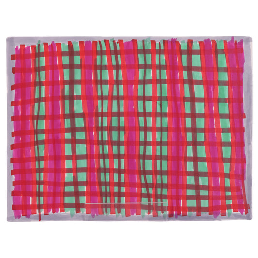 Woven Spectrum 12 x 9 Drawing by Chris S.