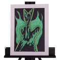Load image into Gallery viewer, Green Envy 9 x 12 Drawing by Michael C.