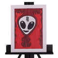 Load image into Gallery viewer, Happy Alien 9 x 12 Drawing by Michael C.