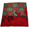 Load image into Gallery viewer, Gridded Flames 21.5 x 21.5 Scarf by Michael C.