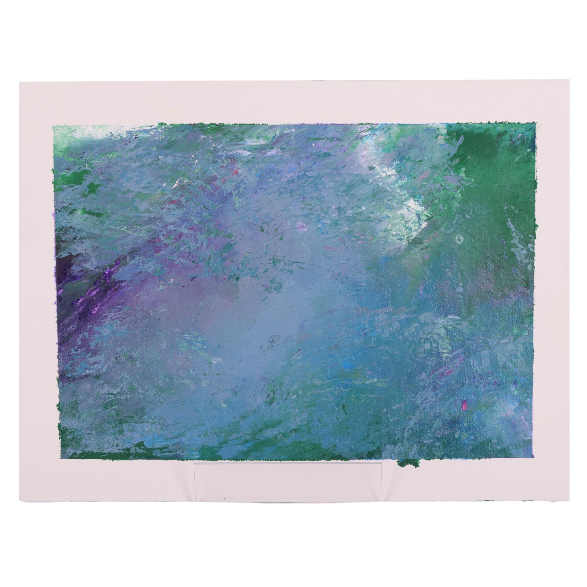 Celestial Currents 12 x 9 Painting by Caesar G.