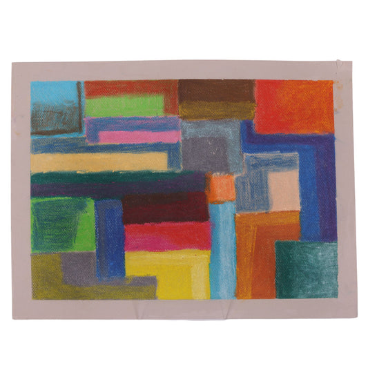 Block Grid 16 x 12 Drawing by Caesar G.