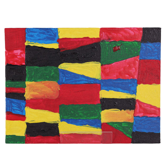 Abstract Angles 12 x 9 Painting by Caesar G.