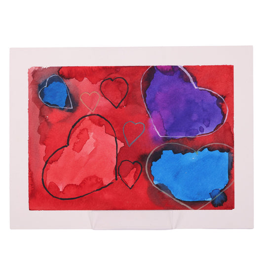 True Love 12 x 9 Mixed Media by Ignacia H.